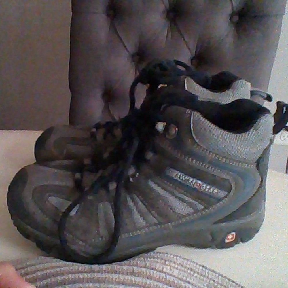 Boys hiking shoes size 3.